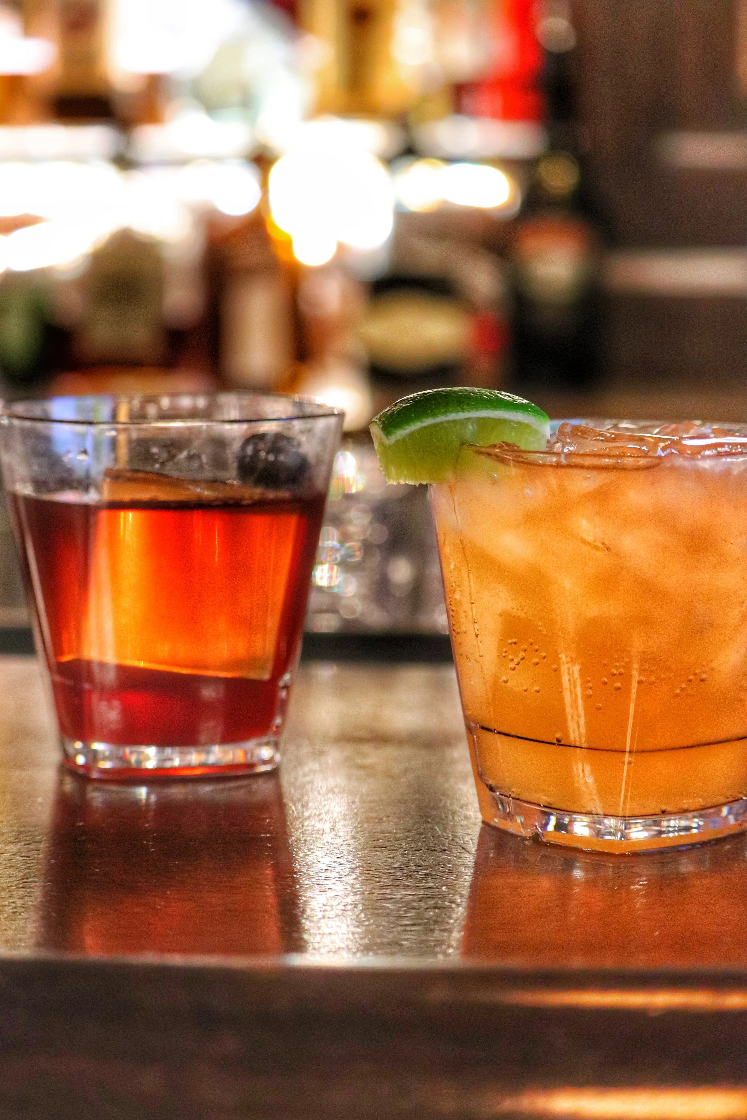 Kentucky Negroni(left) and The Den Mule(right).JPG