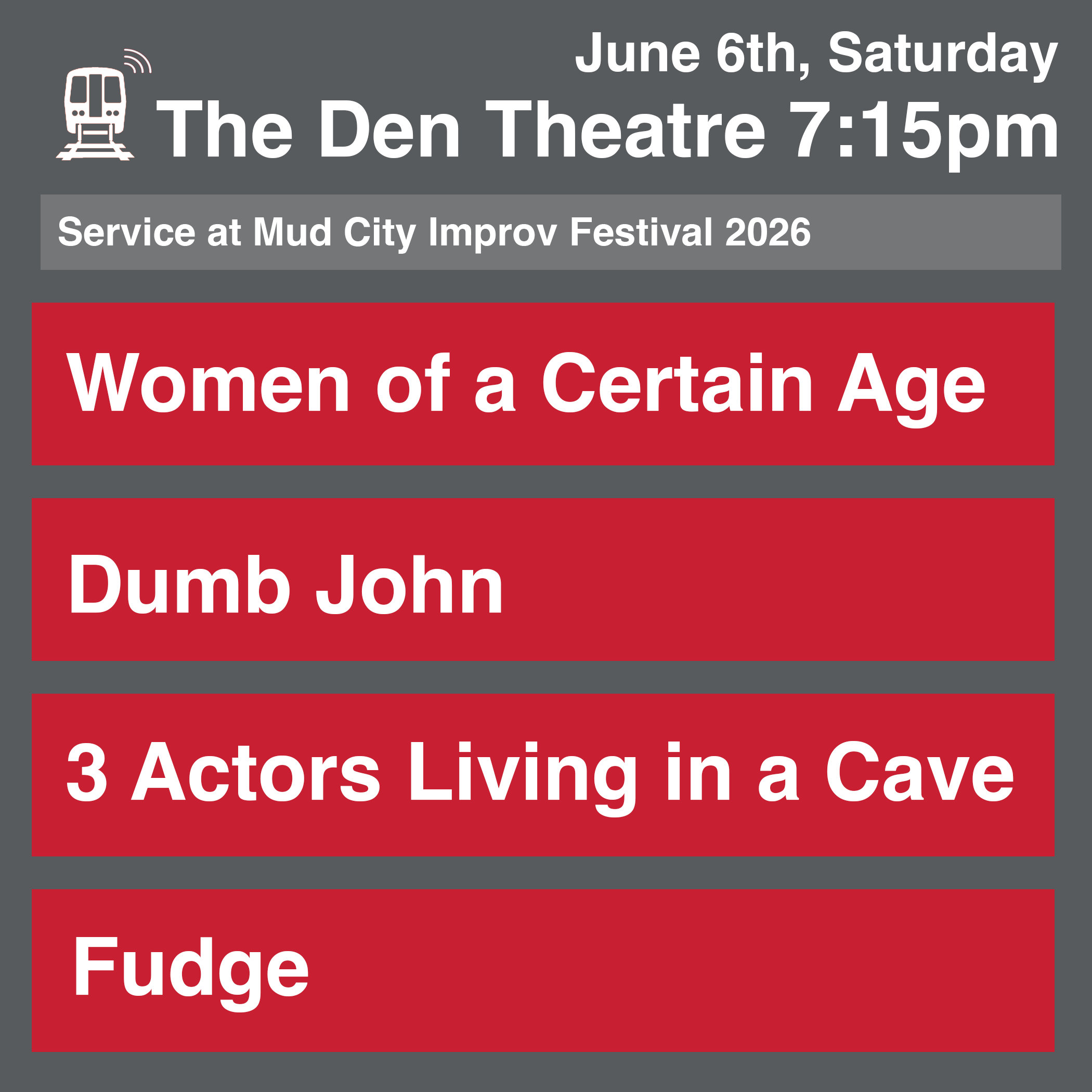 MUD CITY IMPROV FESTIVAL - CLOSING SHOW