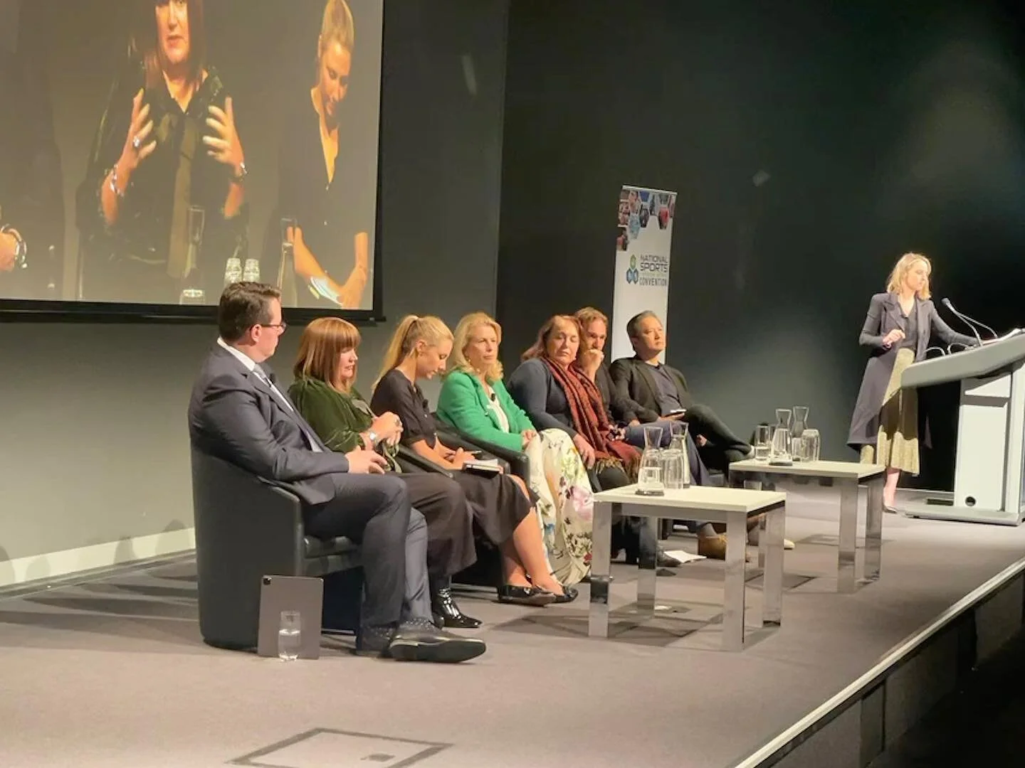 Australian National Sports Convention 2022.
Kieren Perkins&rsquo; candid vision - minus sugarcoating ✅ 🙌🏾 ✅
New Federal sport minister Anika Wells passionate on the true &hearts;️ of sport: community.
Jane Fernandez on @fifawomensworldcup 💪🏾🫶🏽 