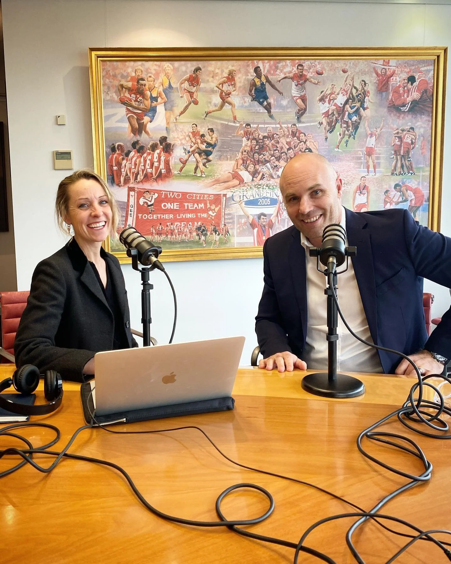Four clubs and the AFL become whole today. Debuting in AFL Women&rsquo;s league: the Sydney Swans, Port Adelaide, Hawthorn and Essendon.

Chatting all about it here with @sydneyswans CEO Tom Harley, for the latest Talking AFLW podcast.

Pod series gu