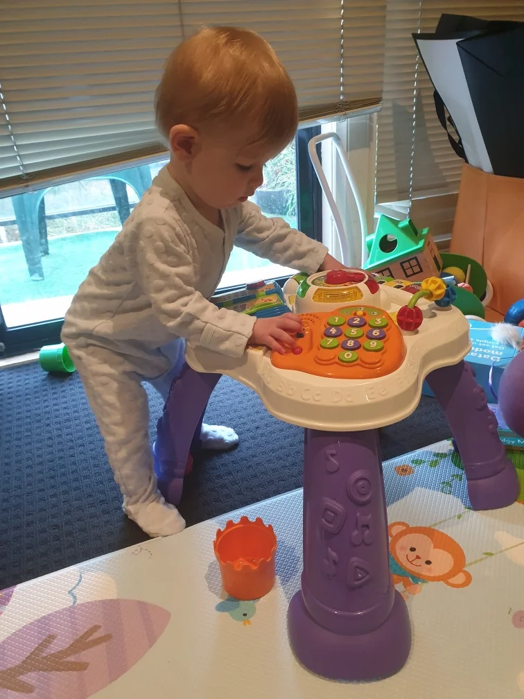 When should my baby be able to stand on his own?  Is it normal for babies to cruise the furniture and if so what age?