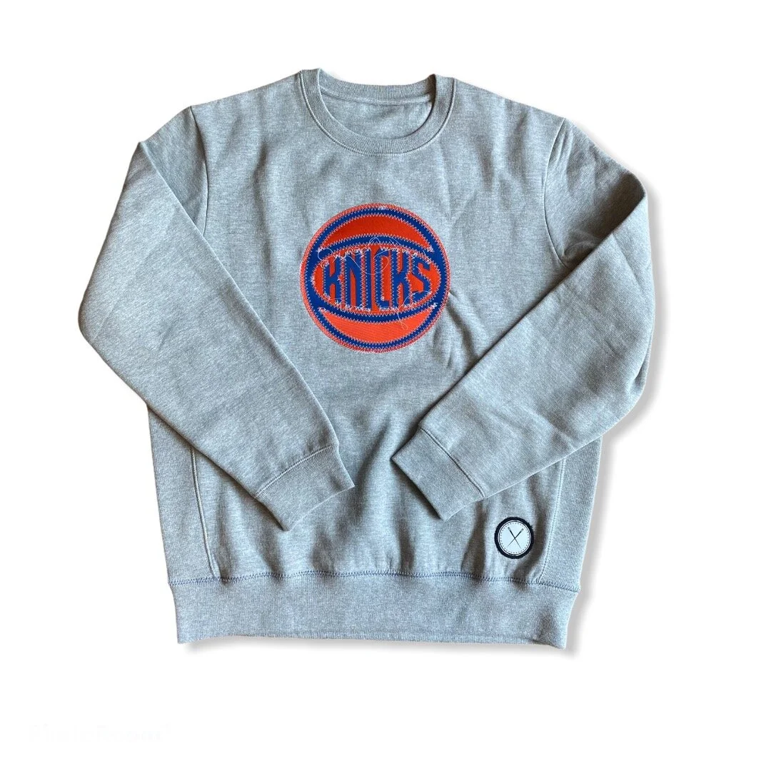 718 KNICKS LOGO CREWNECK