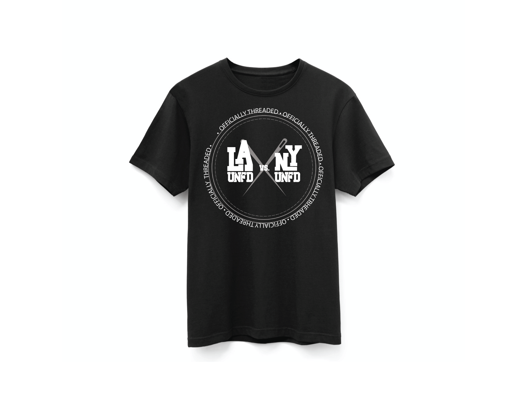 LA UNFD x THREADED : LA vs NY T-Shirt - Black