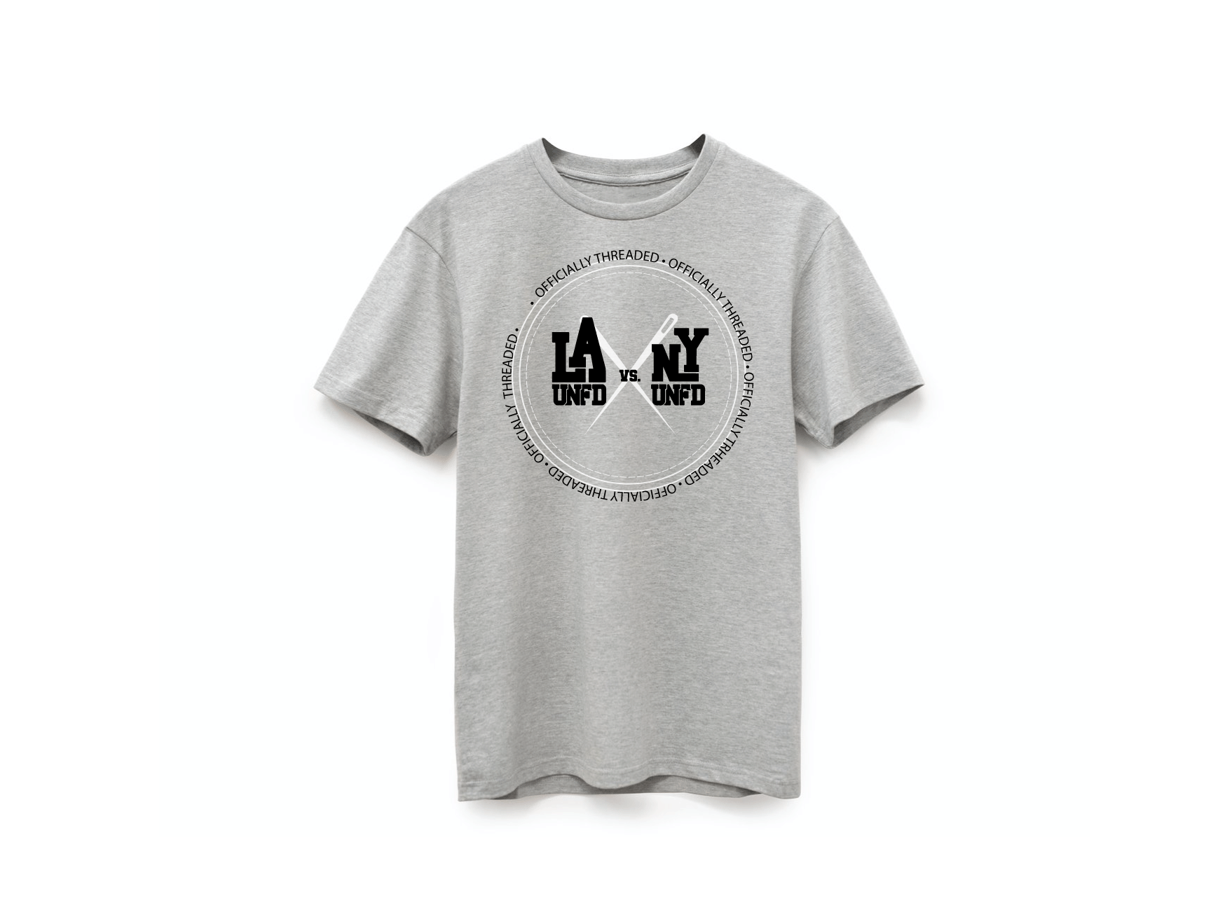 LA UNFD x THREADED : LA vs NY T-Shirt - Grey