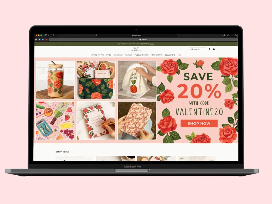 Homepage Banner Ecommerce Brand