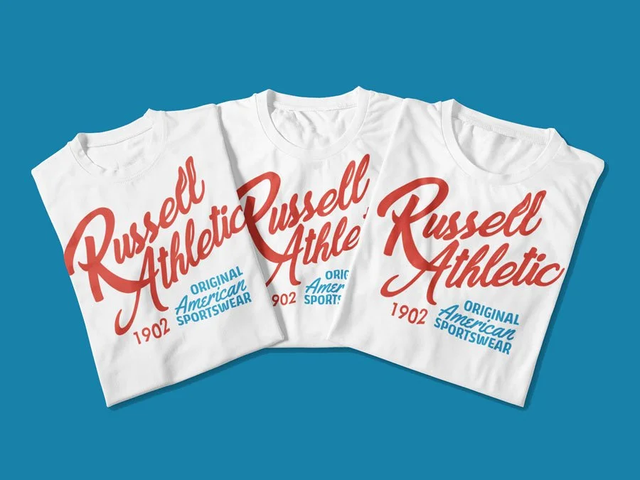 Russell Athletic Vintage T-shirt Screen Print