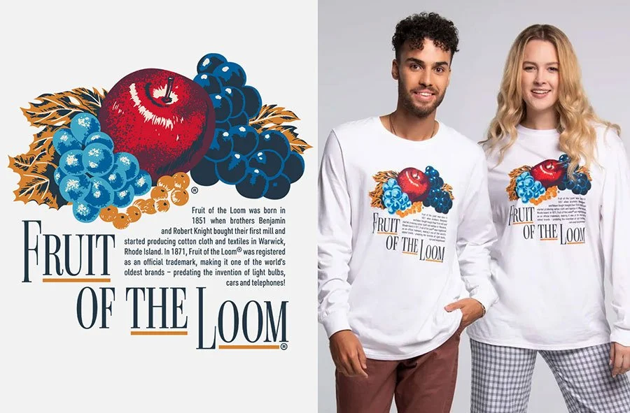 Vintage storytelling Fruit of the Loom t-shirt graphic