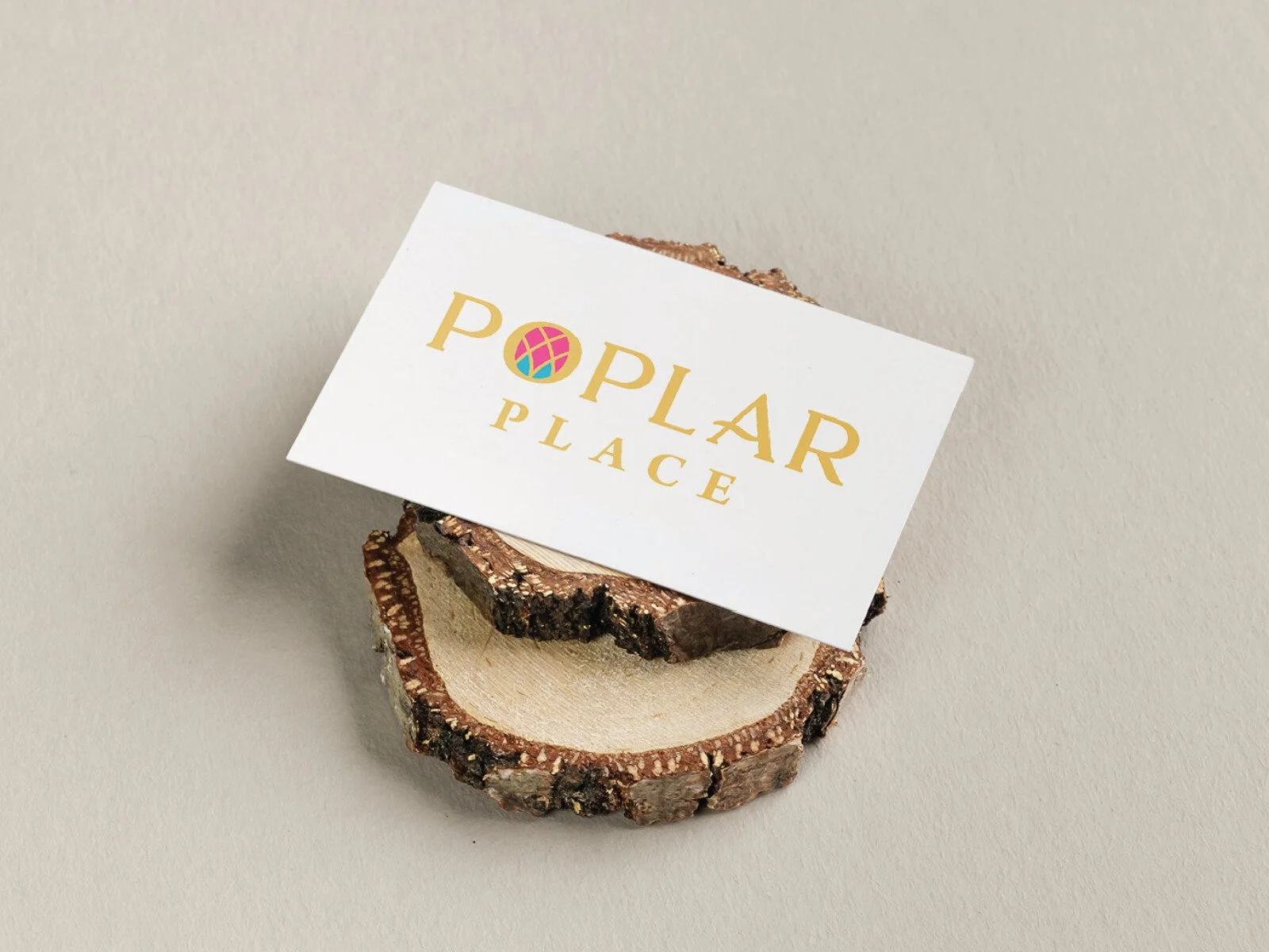 Poplar Place business card