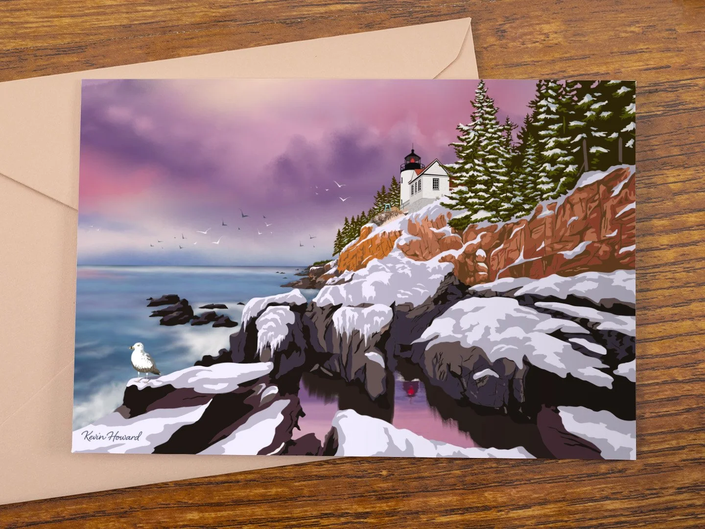 Bass Harbor Lighthouse greeting card