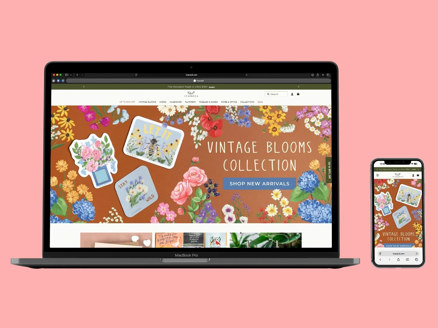 Homepage Banner Ecommerce Brand