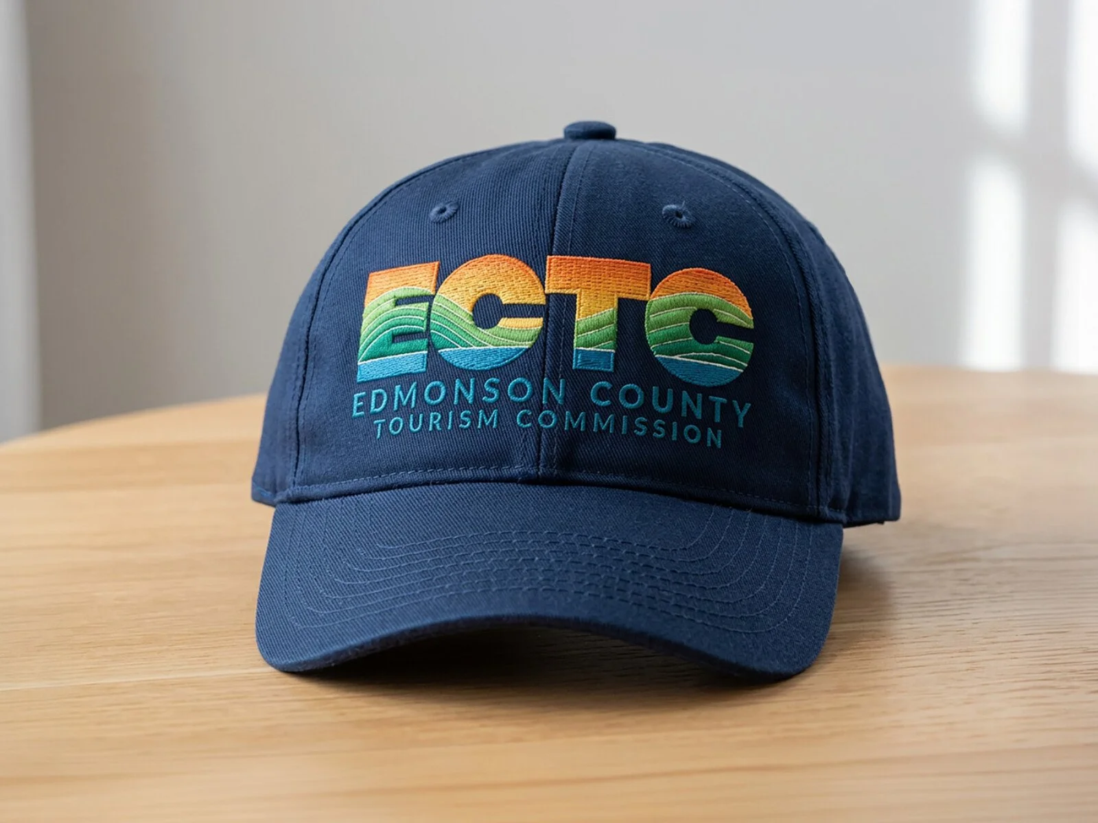 ECTC logo on ballcap