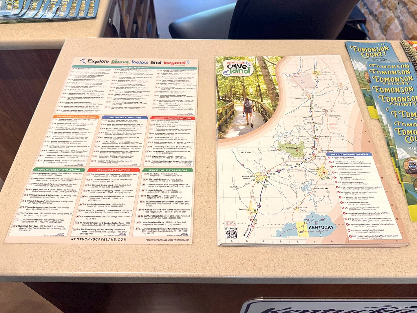 Cave Area Attractions Map