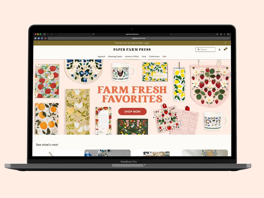 Homepage Banner Ecommerce Brand