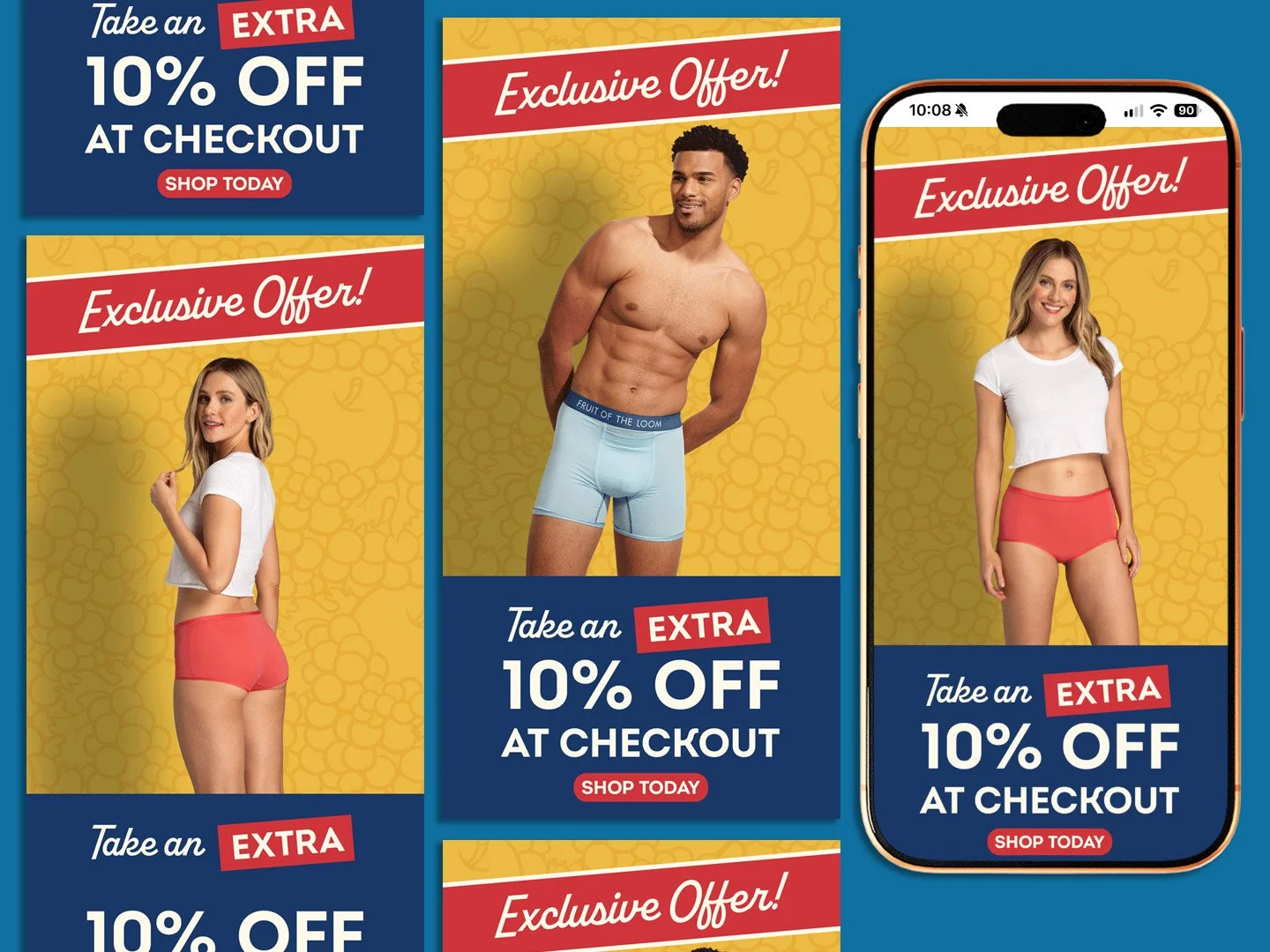 Email Design: Fruit of the Loom