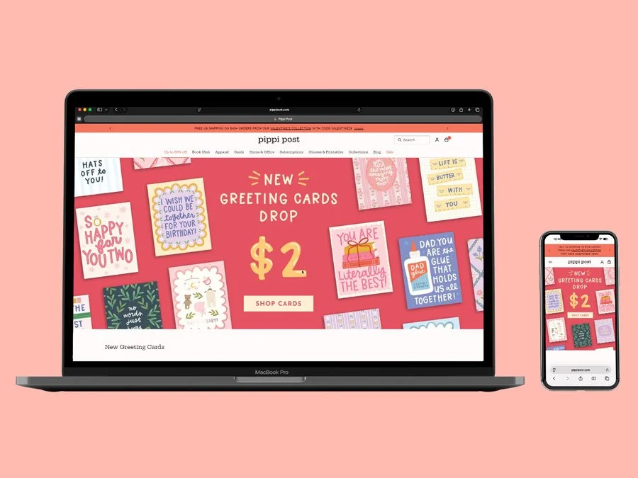 Homepage Banner Ecommerce Brand