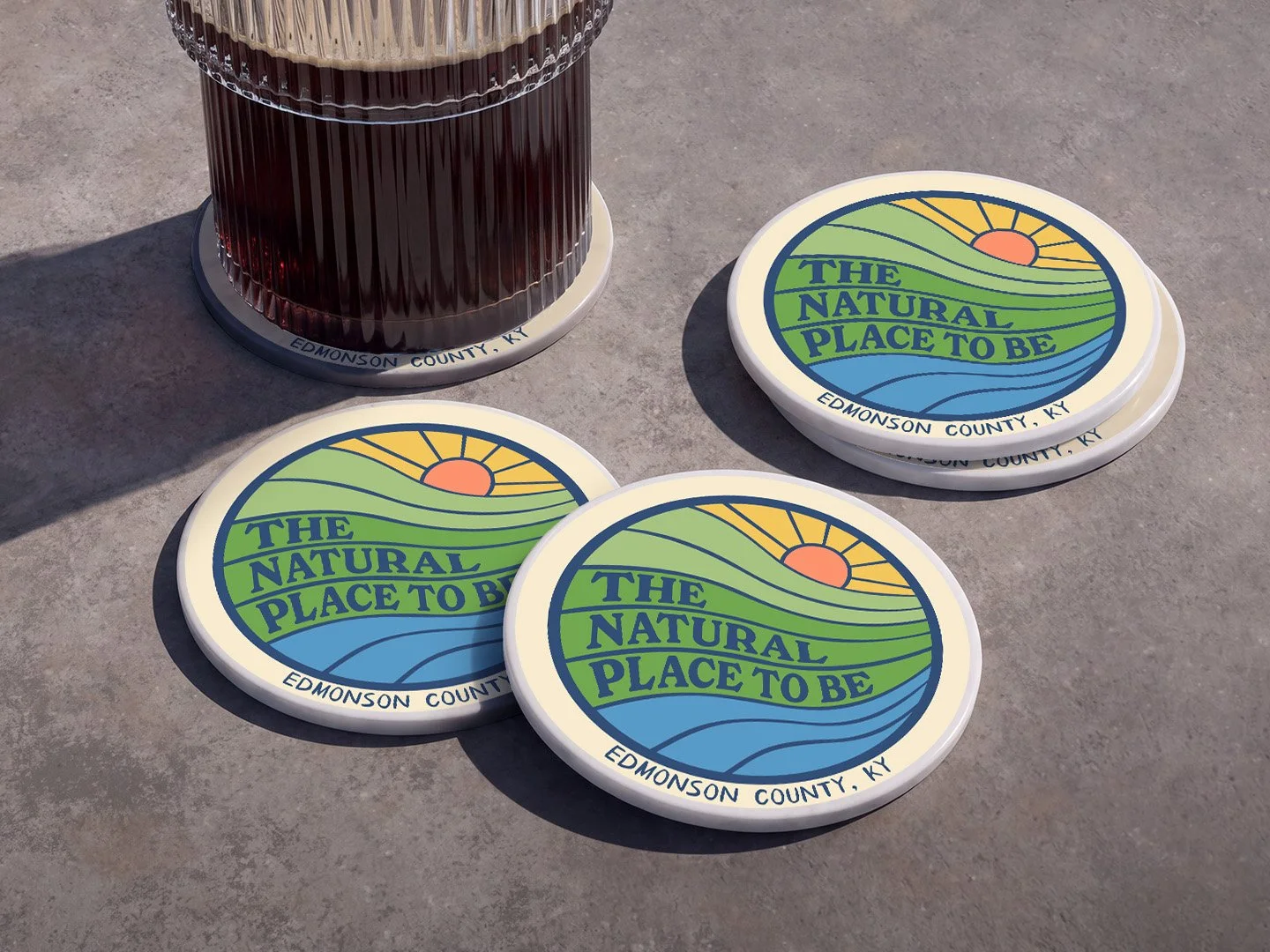 The Natural Place To Be coasters