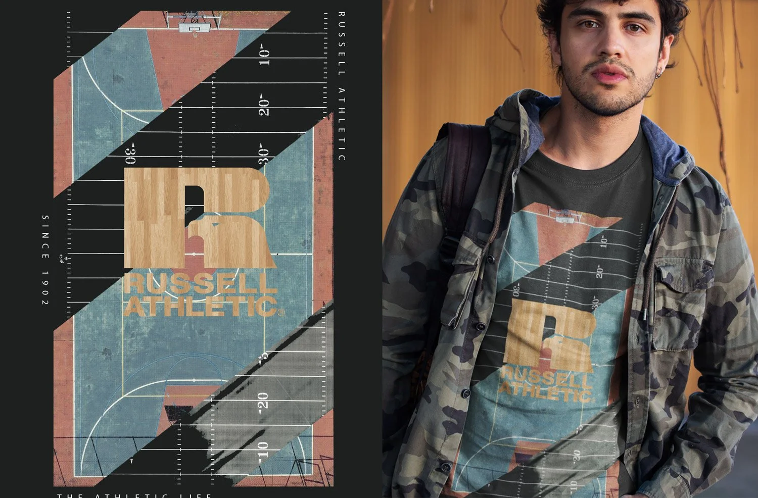 Russell Athletic screen print