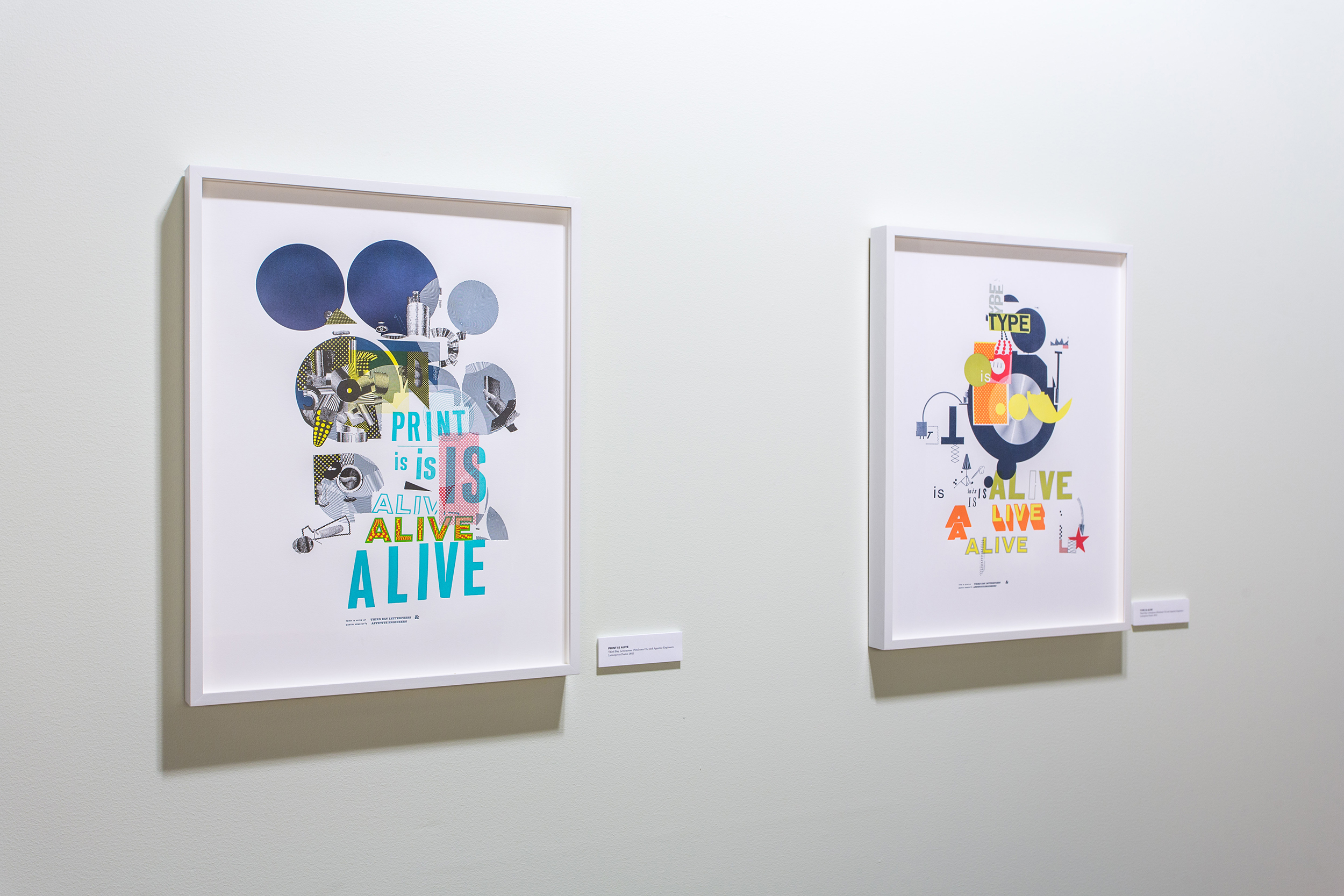 Print is Alive and Type is Alive , by Martin Venezky