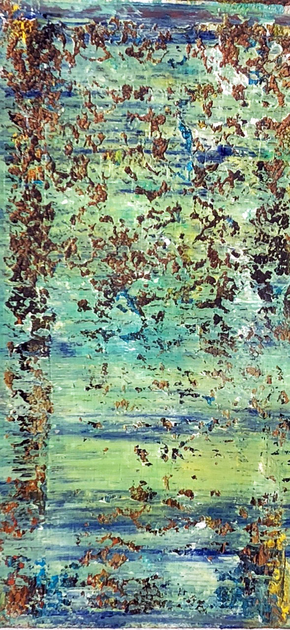 Falling Leaves on Water