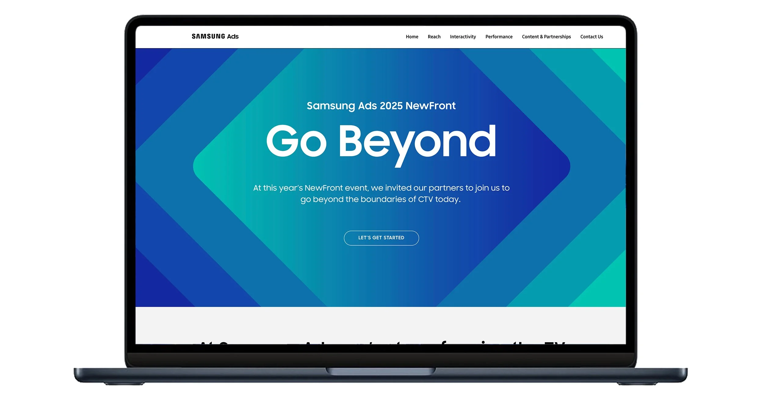 Samsung Ads 2025 NewFront - Post-Event Recap Page