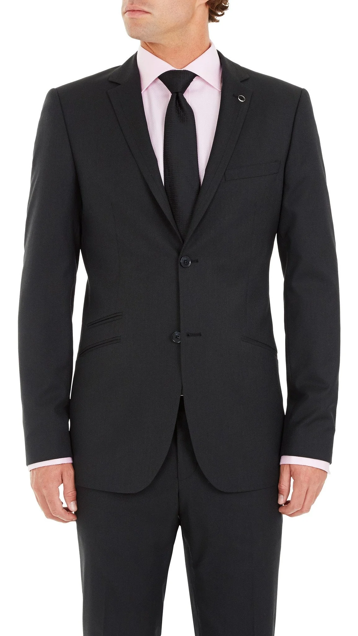Daniel Hechter Bond Wool Suit in Dark 