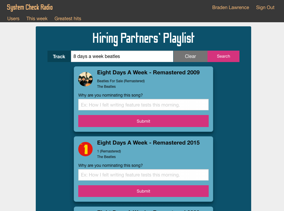 Song Search