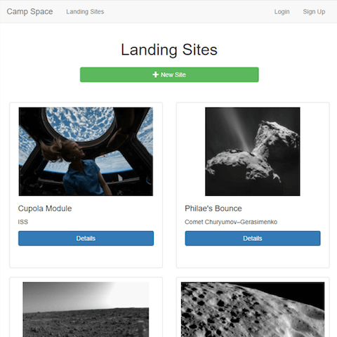 Landing Sites