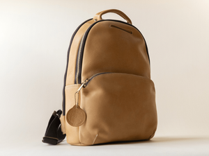 Coronado • Clark Backpack, Horween Natural Essex | The Tannery Row