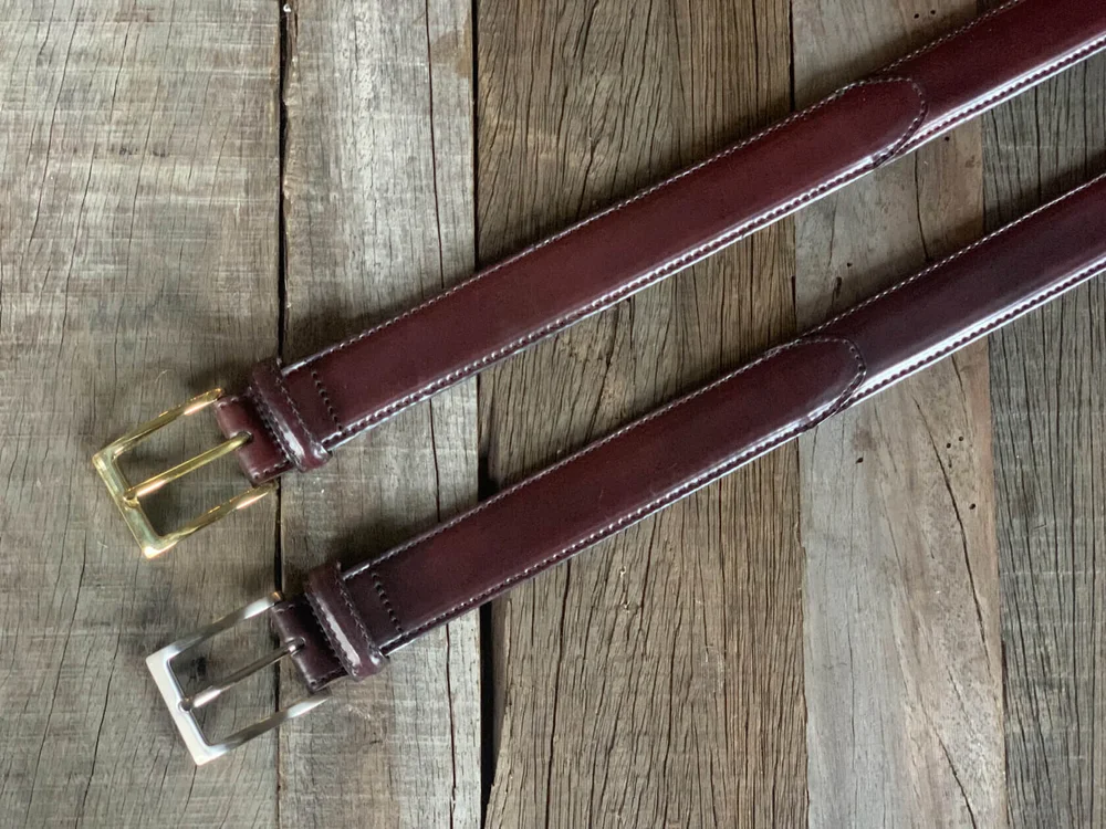 Horween Shell Cordovan Belt, Color 8 (32mm) | Horween  display picture 2