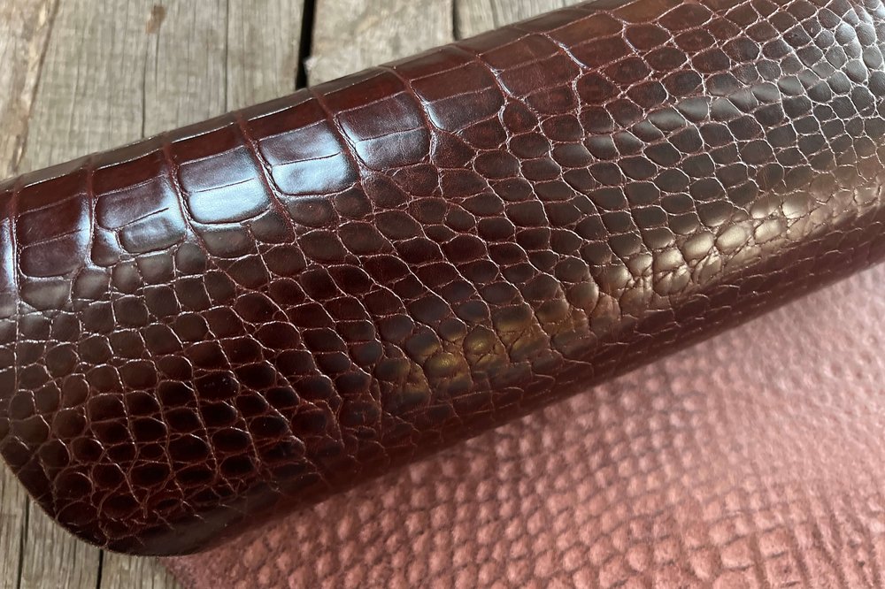 Embossed Croc Leather, The Tannery Row
