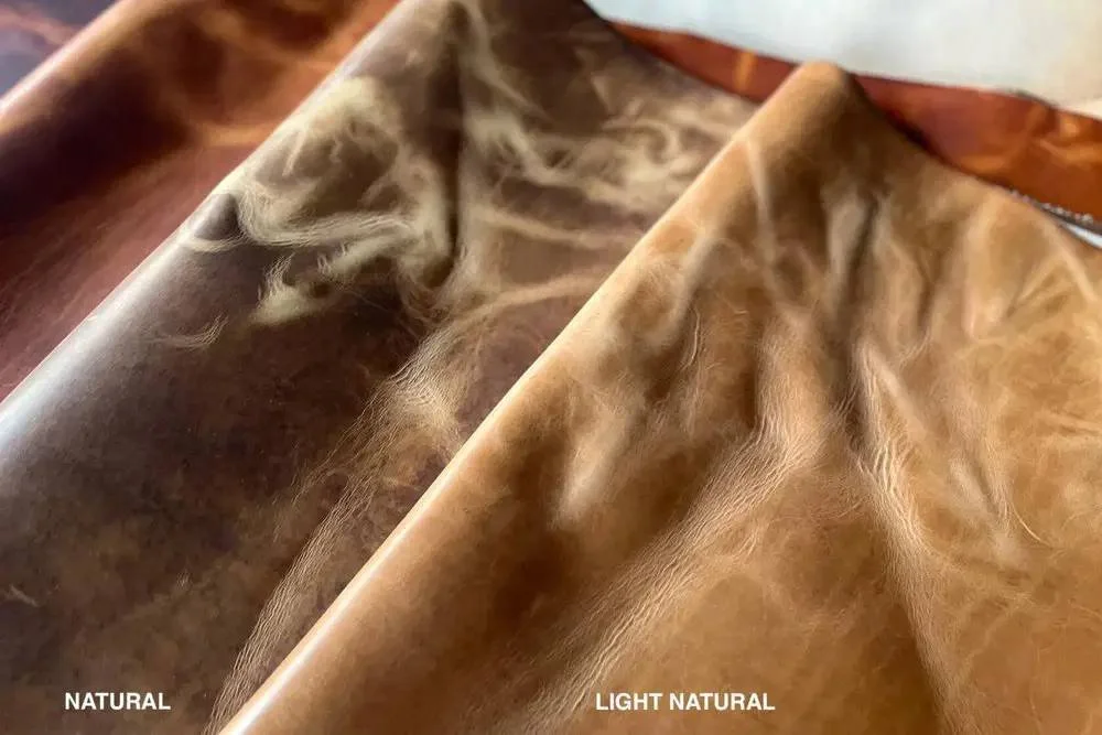 Horween Dublin, Light Natural and Natural, Vegetable tanned leather (Copy)