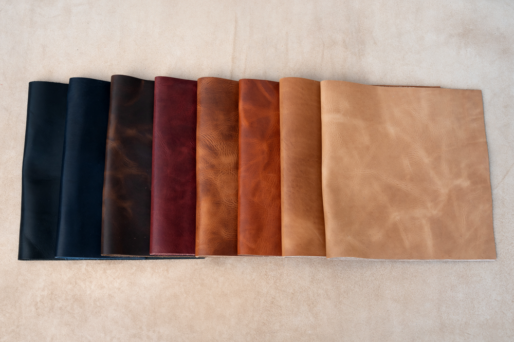 ゆうさん様 TRION TRUNK Horween Horse Leather COGNAC HORWEEN ASPEN HORSE (DHF) MEDIUM BROWN LEATHER - 2.0/2.2mm