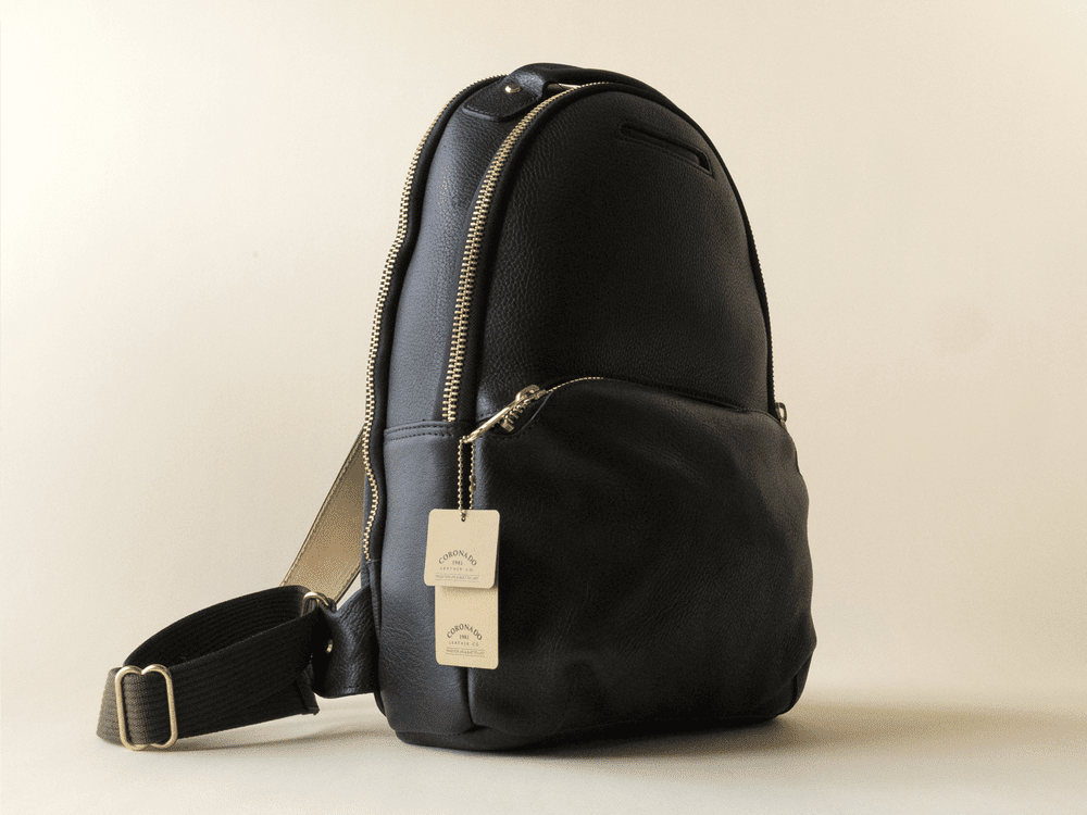 Coronado • Clark Backpack, Horween Black LaSalle The Tannery Row