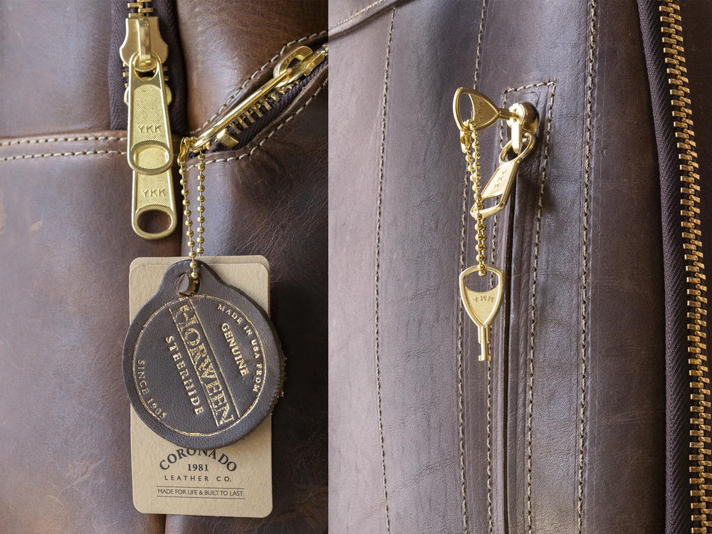 Coronado  Clark Backpack, Horween Brown Nut Dublin