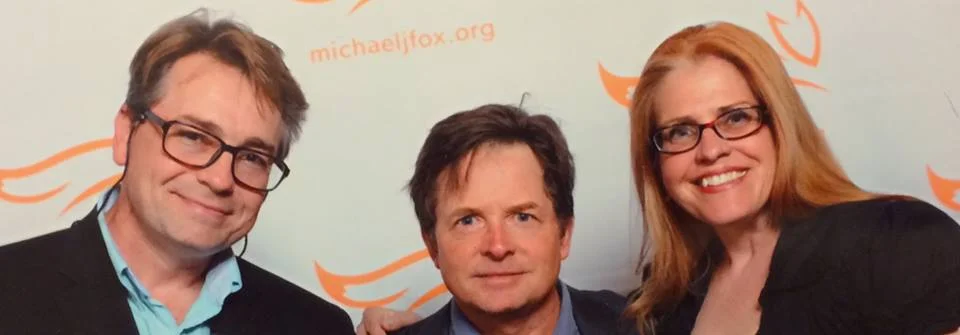 Oliver Holler, Michael J. Fox, and Terry Holler