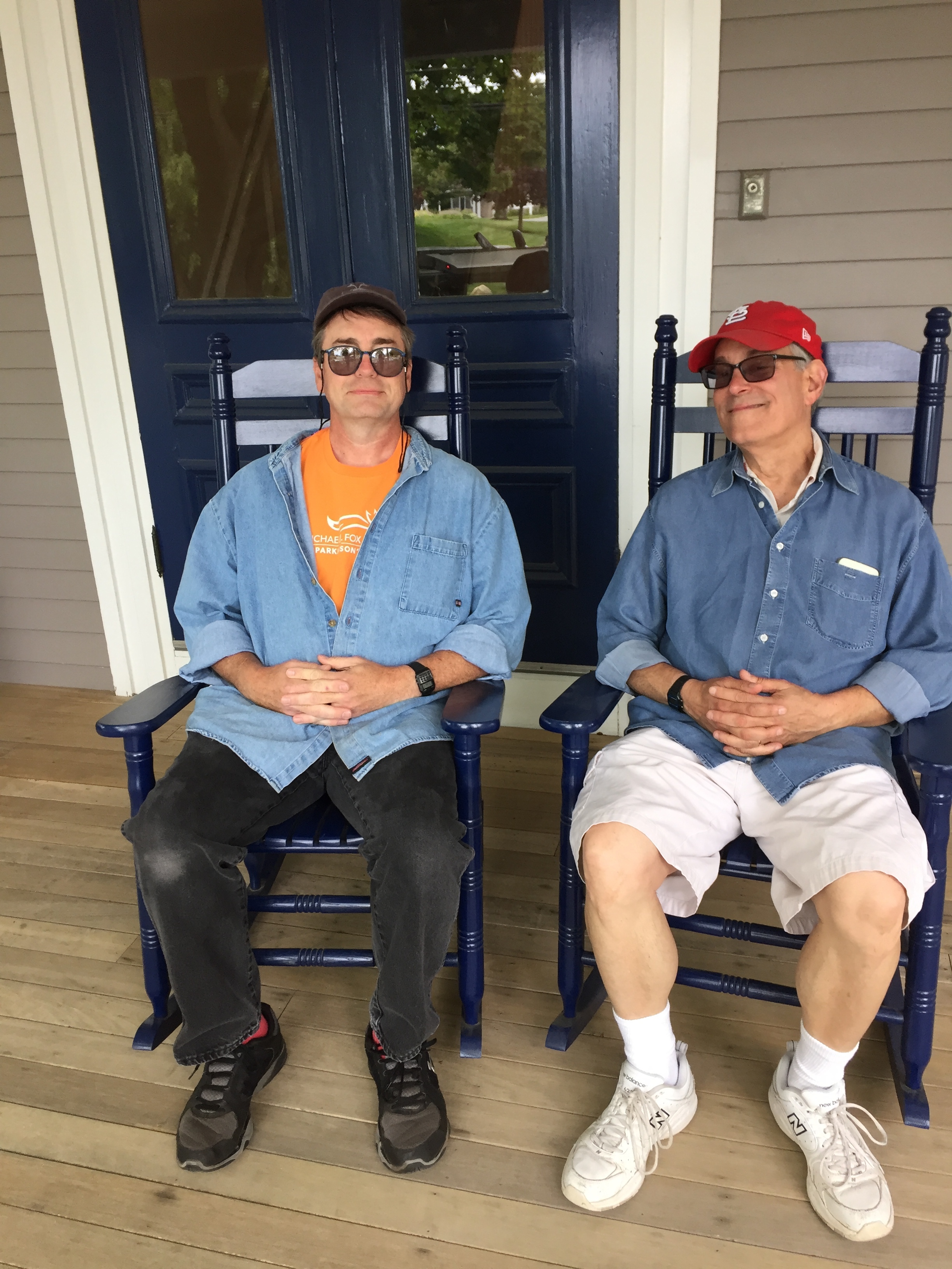  Oliver with  Bob Gale . 