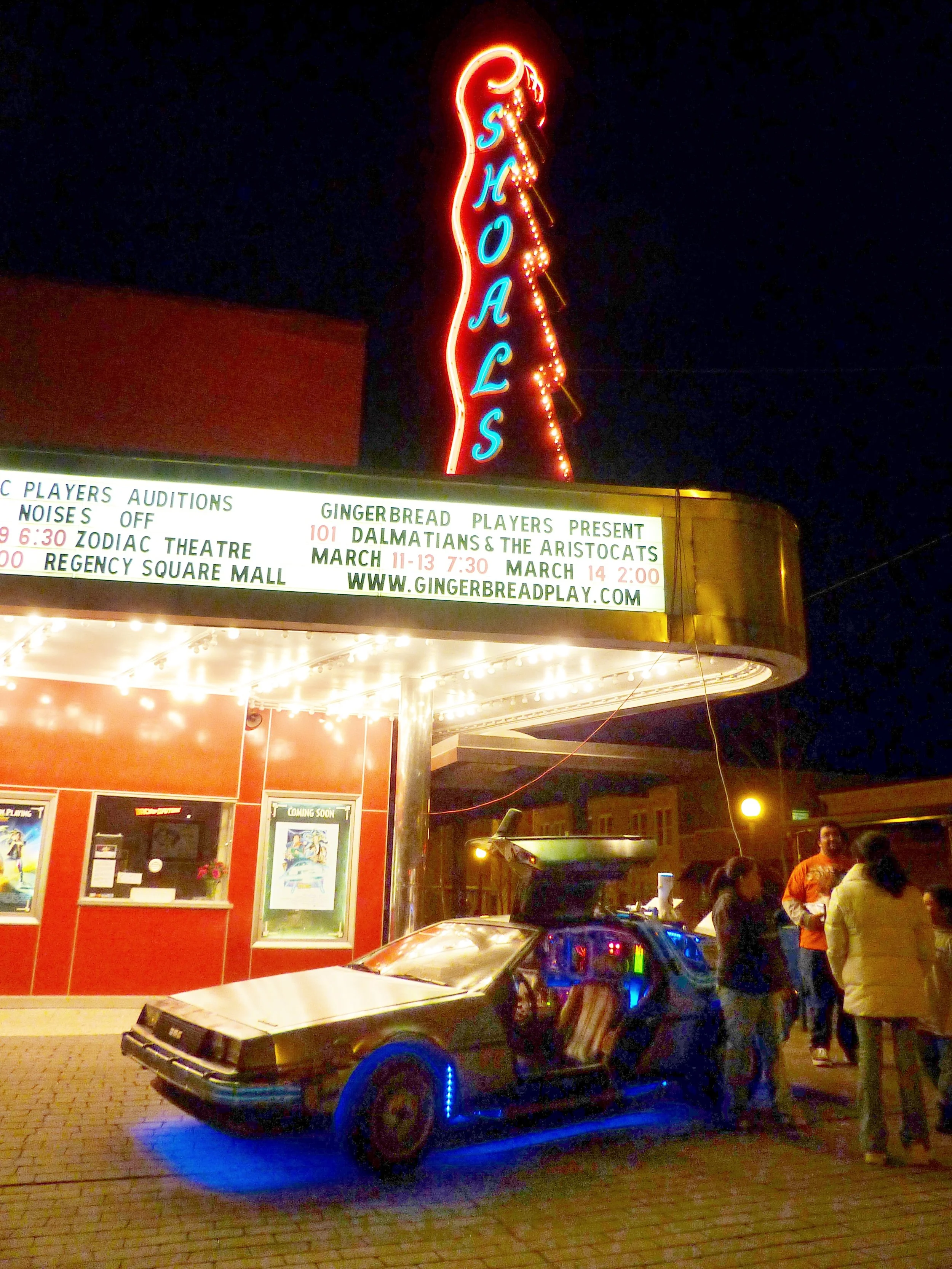  At the Shoals Theatre in Florence, Alabama for the 2010 George “Goober” Lindsey UNA Film Festival celebrating the 25th Anniversary of  Back to the Future . 