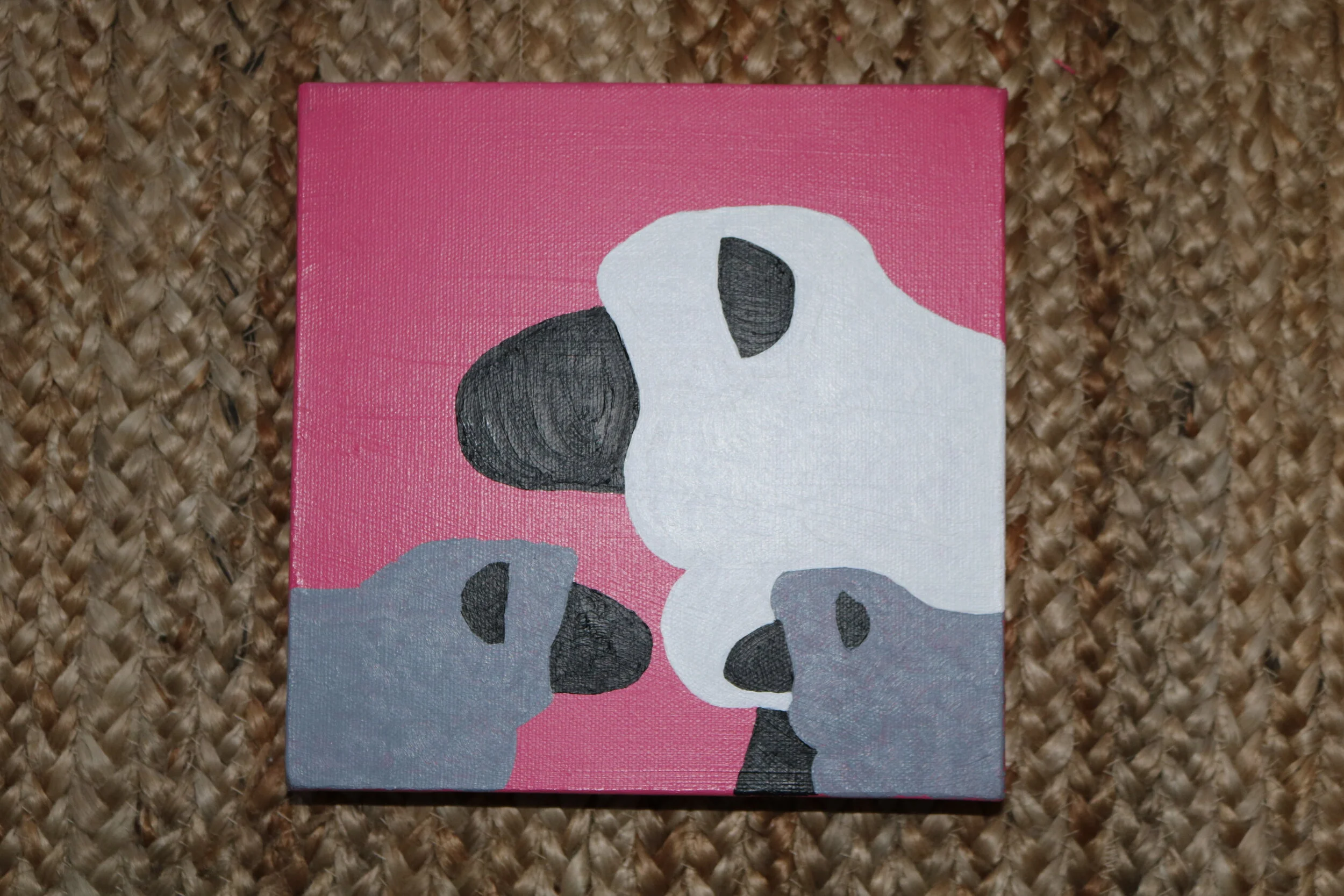 SHEEP - HAND PAINTED ART