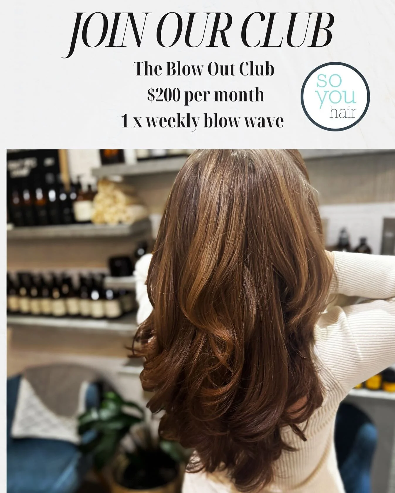 🚨It&rsquo;s BACK! 🚨

The Blow Out Club 2.0 has returned to give you the hair you need EVERY SINGLE WEEK 👏🏻

For $200 a month you can have a wash and blow 💆🏼&zwj;♀️wave every week with the amazing @hair.byalyshaa 👯&zwj;♀️

Why do your own hair 