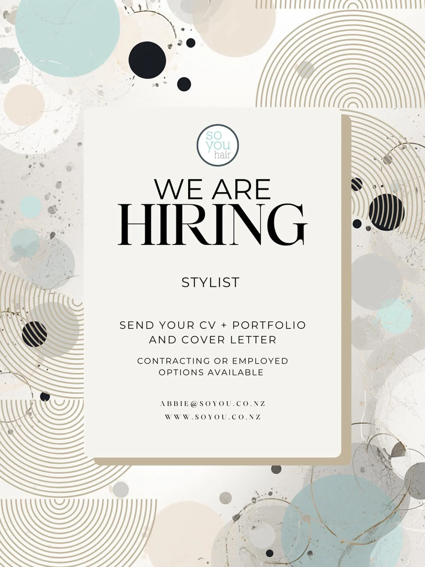 A rare opportunity to join our team is available. 

If you are passionate about sustainable and low tox hairdressing with a passion for changing our industry for the better, then we want to hear from you 💚