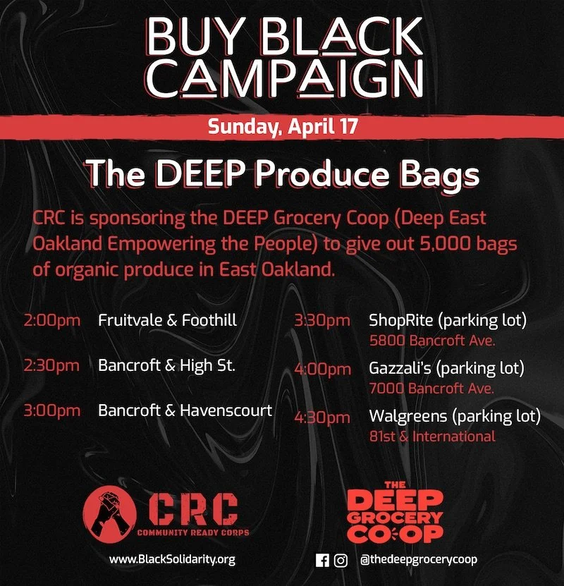 Buy Black Campaign Produce Giveaway