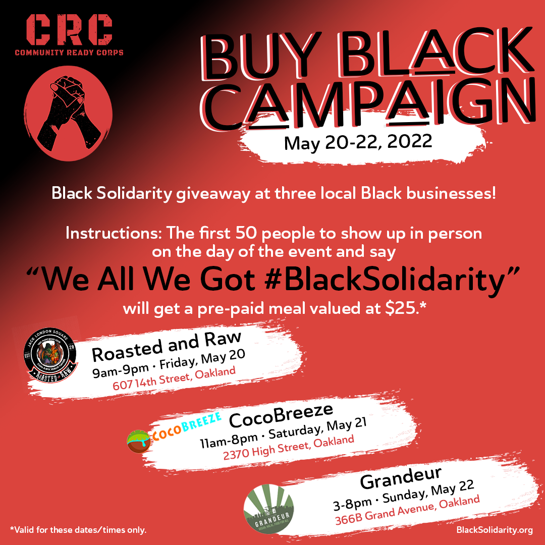 Black Solidarity Giveaway at 3 Local BLACK BUSINESSES!