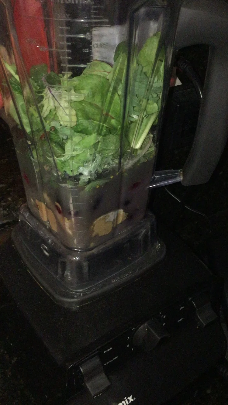 Batido de proteína con vegetales!