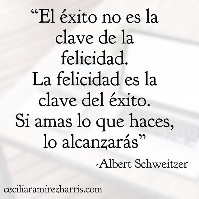 Muchas veces pensamos que cuando alcancemos algo que nos haga exitoso seremos felices y en realidad la felicidad no se logra con cosas externas o llega a nuestra vida gracias a otra persona.... ni tampoco es un destino final al que vamos a llegar y d