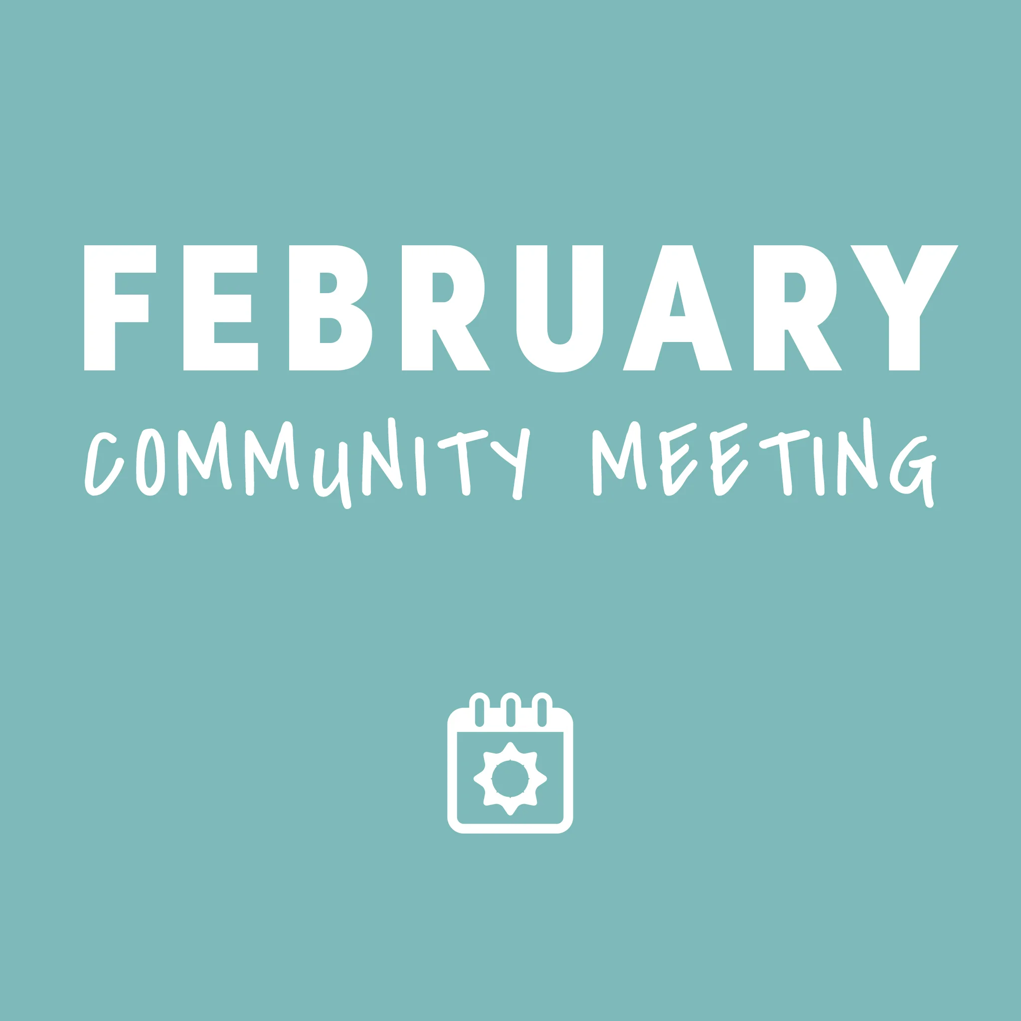February Community Meeting- NDSC Convention and Scholarship Opportunities