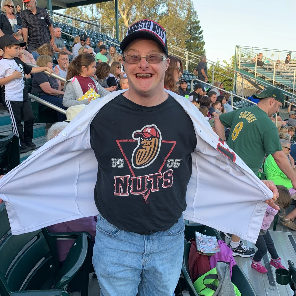 TBODS Modesto Nuts Baseball Game — The Brighterside of Down Syndrome