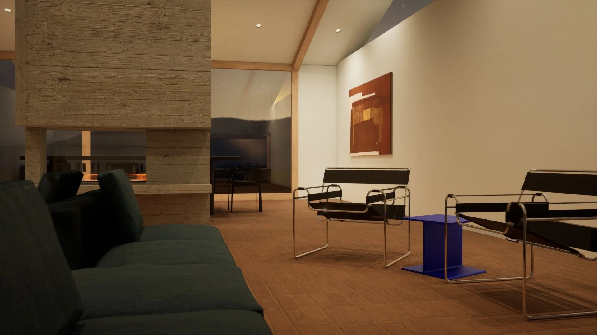  This project reimagines a 1920's Portland Bungalow as a modern single-level residence. Utilized Rhino 7 for 3D modeling, Unreal Engine 5.1 for rendering.  