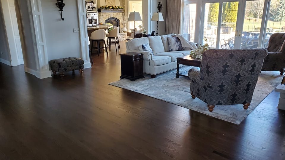 Hardwood refinish in Western springs IL