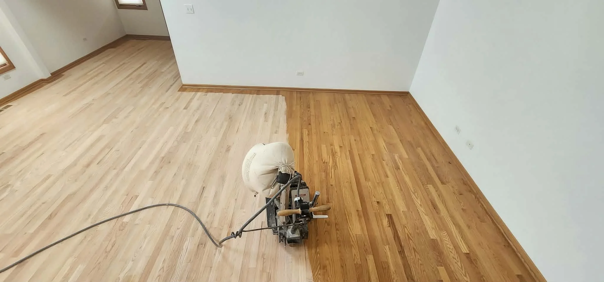Hardwood Floor Refinish in Elmhurst Illinois 