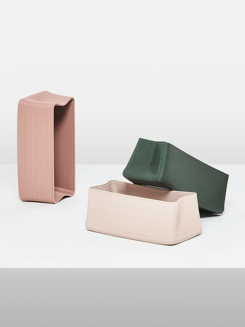 Elastic Bags and Stools by Shinya Yoshida
